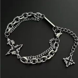 Cross bracelet for men